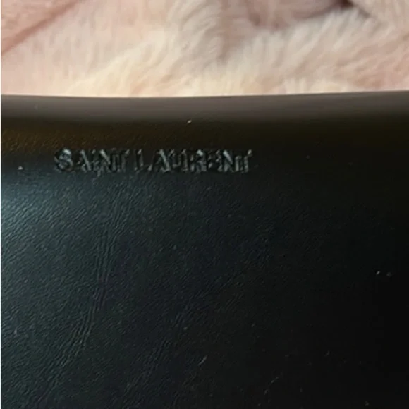 Saint Laurent Black Aviator Sunglasses with Double Bar Design - Picture 3 of 7